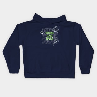 Drum And Bass DNB y2k Kids Hoodie